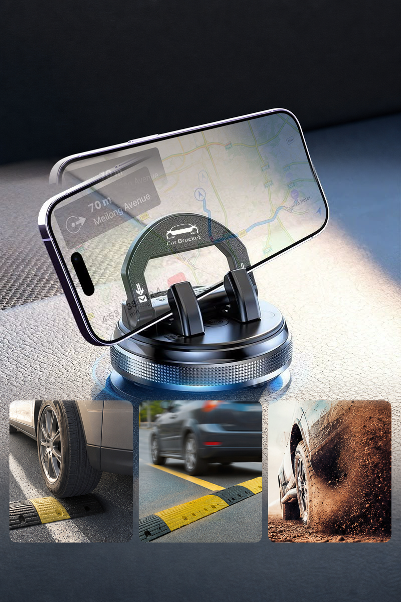 G7 Grip phone holder — in the car